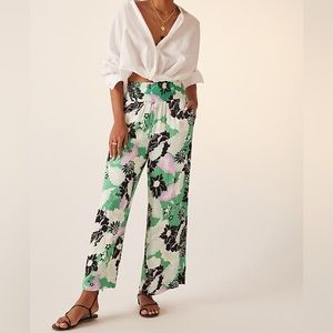 Maeve Printed Wide Leg Pants